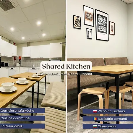 Chic W Bathroom & Kitchen Lejlighed *